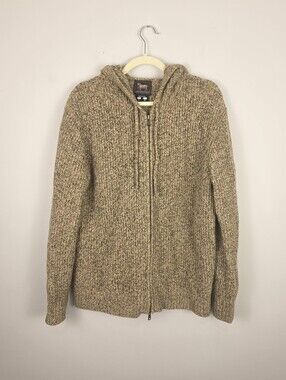Todd Snyder for Woolrich 100% Merino Wool Full-Zip Hoodie Sweater Men's Size S
